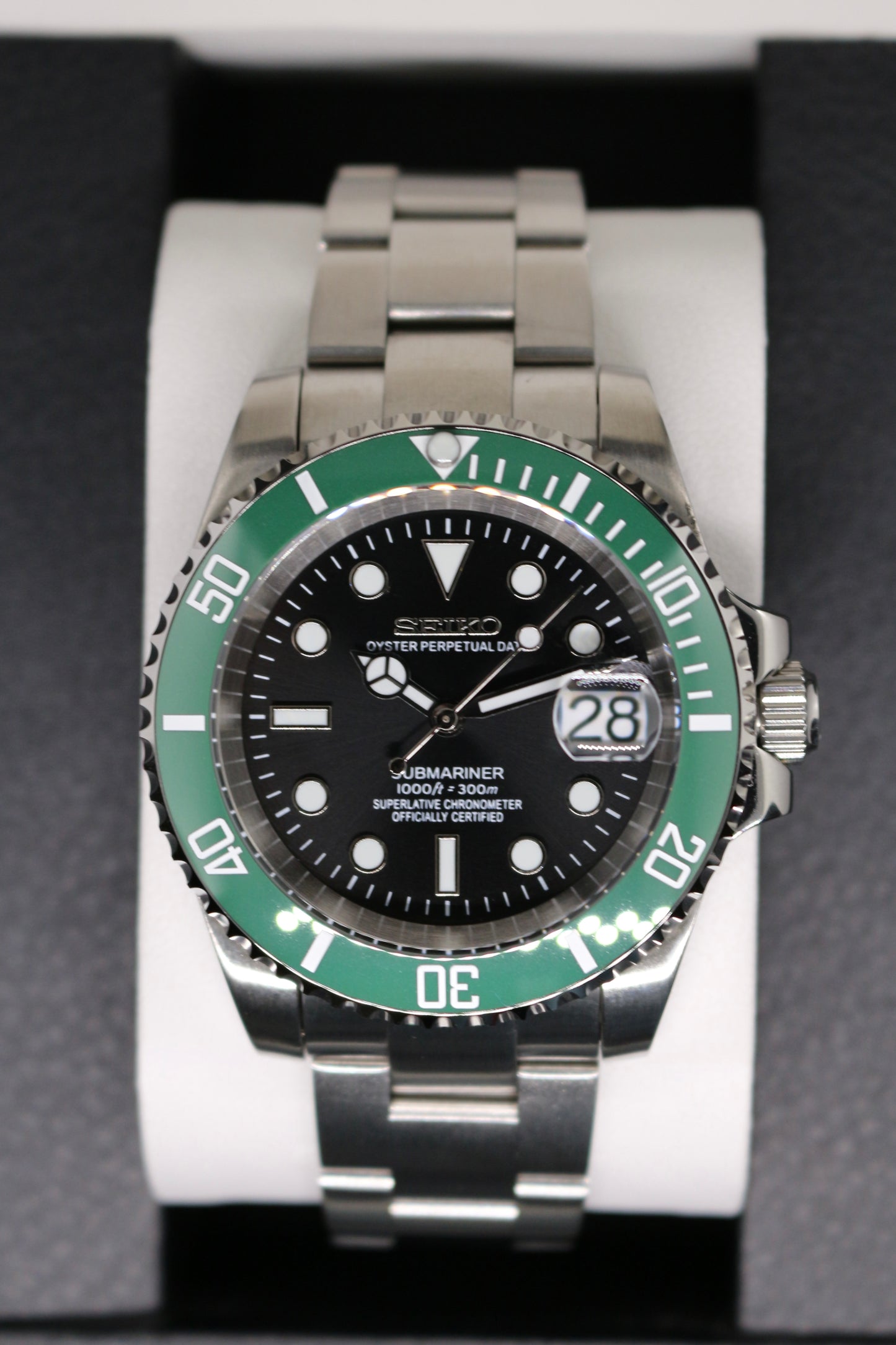 Seiko mod Submariner “Starbucks”