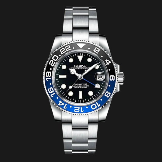 Seiko mod GMT Master II “Batman”