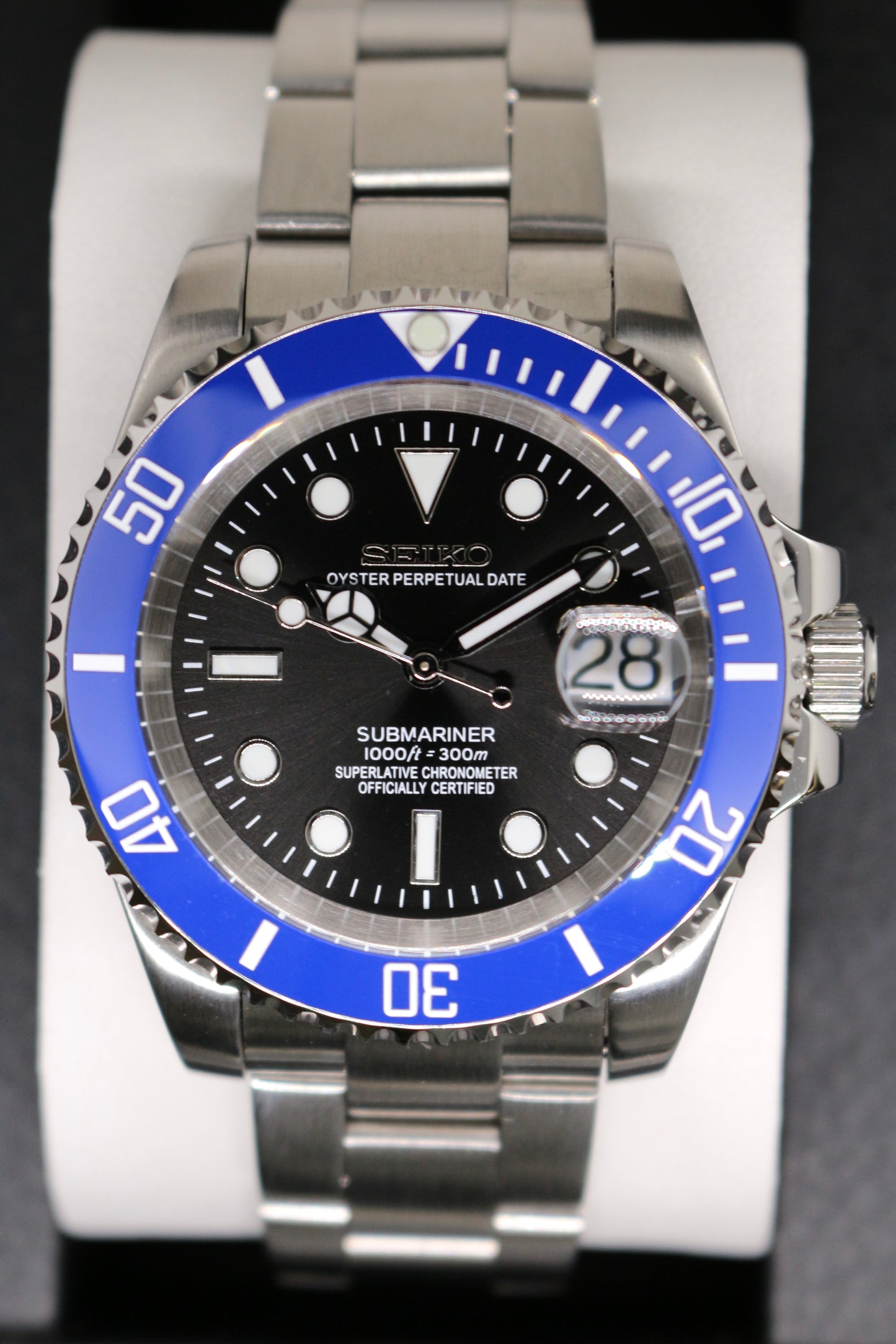 Seiko mod Submariner “Cookie Monster”